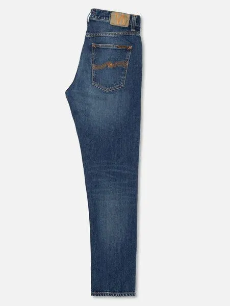 Nudie Jeans Nudie Jeans Herren Jeans - Solid Ollie, Blue, – Produktbild 3 von 8
