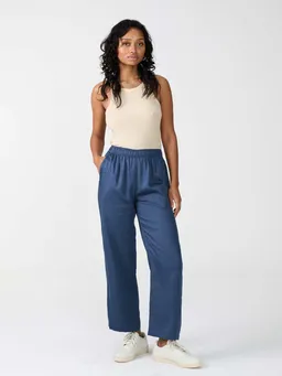 Yahmo Yahmo Damen vegan Hose Hilde Blue – Produktbild 1 von 1