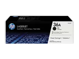 Hewlett Packard hp Twinpack Druckkassetten CB436AD, Nr. 36A schwarz – Produktbild 1 von 1