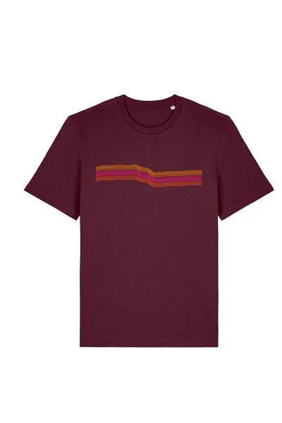 Kultgut Kultgut Artdesign - Biofair Klassik Shirt / Sportive Line, Dunkelrot, – Produktbild 4 von 4