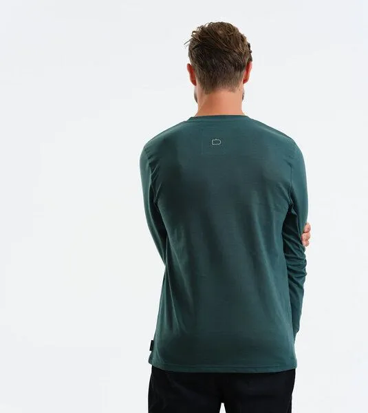 Gary Mash GARY MASH Herren Langarmshirt Scott aus Biobaumwolle, Grün, – Produktbild 4 von 4