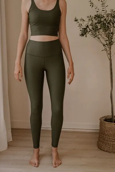 The View Yoga The View Yoga Vida Legging Forest Green, Forest green, – Produktbild 1 von 4