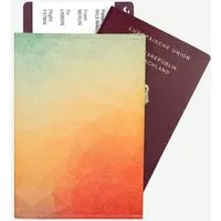 paprcuts paprcuts RFID Reisepasscover, Diamond dawn (orange gelb), – Produktbild 1 von 1
