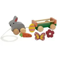 El Puente El Puente Nachziehtier Osterhase | Fair Trade & Handmade aus Sri Lanka – Produktbild 1 von 1