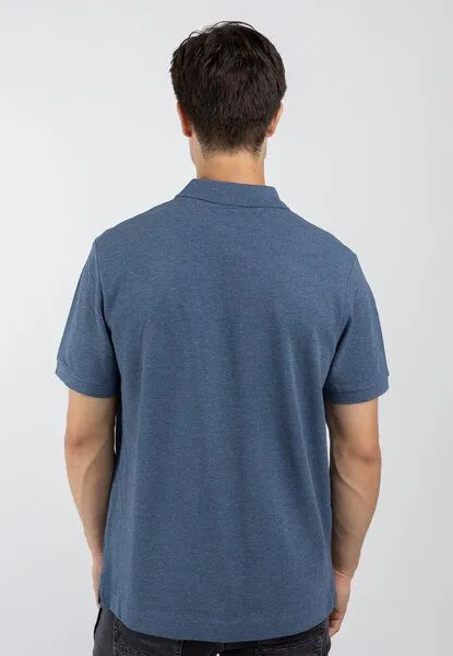 TORLAND TORLAND Herren Poloshirt PREPSTER, Blau (dark heather blue), – Produktbild 2 von 4