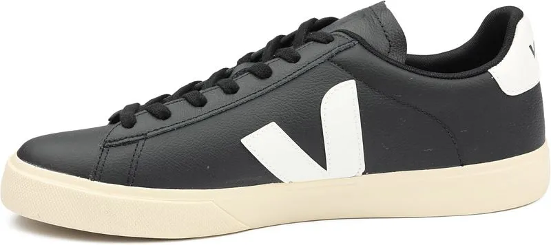 Veja Veja Sneakers Campo Weiß Schwarz - Größe 42, Schwarz, – Produktbild 3 von 5