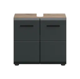 furnling Waschbeckenunterschrank Ivy Badunterschrank mit 2 Türen & Ausschnitt, MDF Front, Stauraumschrank – Produktbild 1 von 1