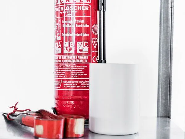 werkvoll by Lena Peter werkvoll by Lena Peter Recycling Feuerlöscher Punkte und Streifen Box FIRE – Produktbild 2 von 7