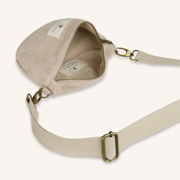 NORDLICHT NORDLICHT Bauchtasche TOMMA Cord aus Bio-Baumwolle, Natur, – Produktbild 3 von 4