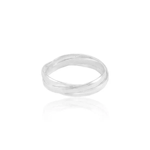 pakilia pakilia Silber Ring Band dreifach – Produktbild 1 von 5