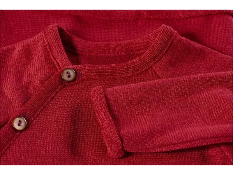 Reiff Strickwaren Reiff Strickwaren Baby Jacke Schlüttli Wolle Seide, Rot, – Produktbild 2 von 2