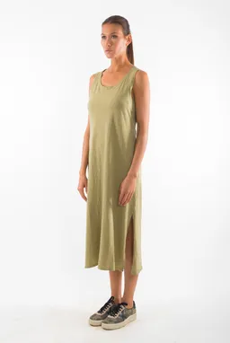 RAVENS VIEW IBIZA RAVENS VIEW IBIZA Damen vegan Kleid Ärmellos Uma Dunkel Aloe Grün – Produktbild 1 von 1