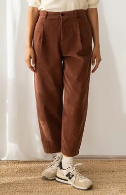 TWOTHIRDS TWOTHIRDS Damen vegan Hose Haruku Aus Cord Farbe Cappuccino – Produktbild 1 von 1