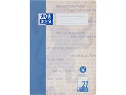 OXFORD OXFORD Recycling-Schulheft DIN A4, 16 Blatt, Lineatur 21 (liniert), 90 g/m² – Produktbild 1 von 1