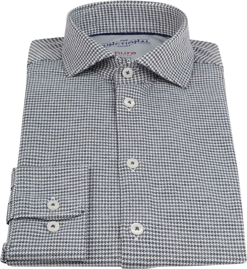 Pure Pure Functional Grau Hemd - Größe 45 (3XL), Grau, – Produktbild 3 von 3