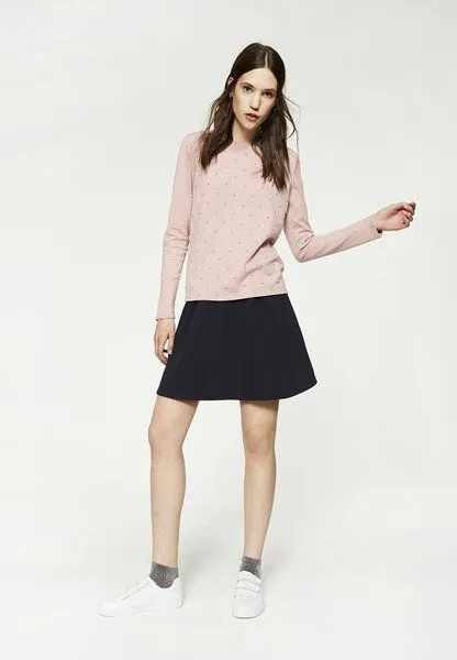 ARMEDANGELS ARMEDANGELS EKIN DOTS - Damen Strickpullover aus Bio-Baumwolle, Blush, – Produktbild 4 von 4