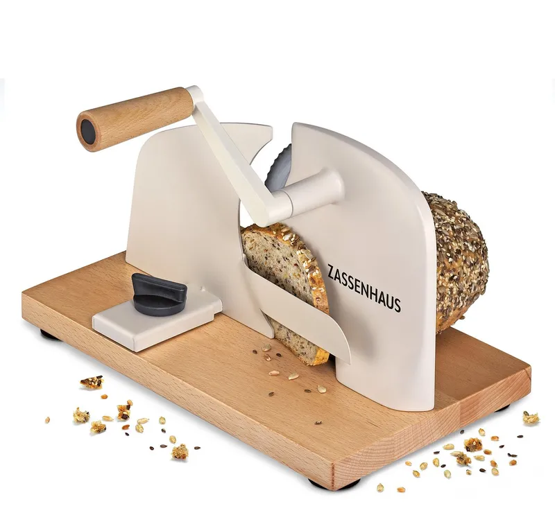 Zassenhaus Zassenhaus manuelle Brotschneidemaschine "PURE" mit Saugfüßen und Tischklemme – Produktbild 4 von 6
