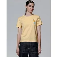 watapparel watapparel T-Shirt Frauen Mädchen Auf Fahrrad, Nispero, – Produktbild 1 von 1