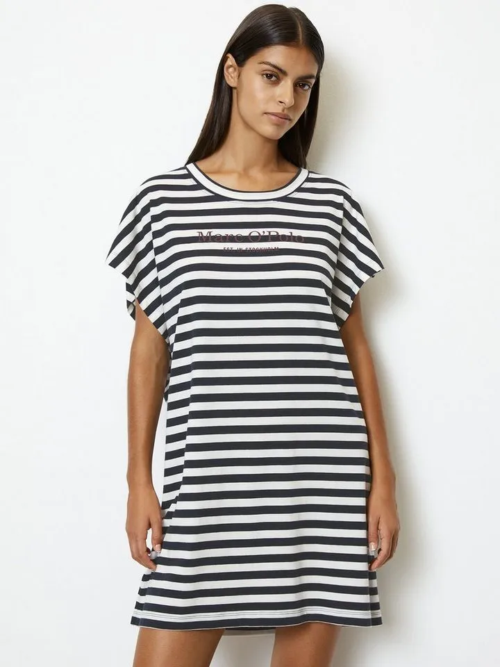 Marc O'Polo Marc O'Polo Nachthemd Mix & Match Cotton Nacht-hemd schlafmode sleepwear, Blau|bunt, – Produktbild 2 von 4