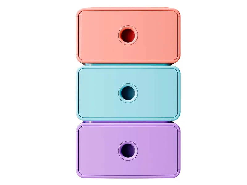 Exacompta 3 Exacompta Schubladenboxen "Candy Tidy", DIN A5+, sortiert – Produktbild 1 von 1