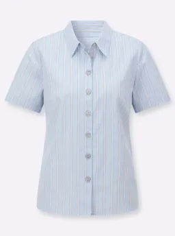 Witt Gestreifte Bluse hellblau-ecru-gestreift – Produktbild 1 von 1