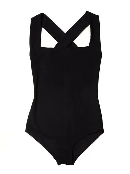 RENDL RENDL Swimsuit No.1 - eleganter Badeanzug mit überkreuzten Trägern, Schwarz, – Produktbild 3 von 4
