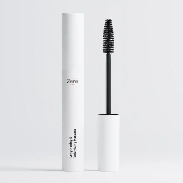 Zero Skin Zero Skin Lengthening & Volumizing Mascara - 6 ml, pflegend mit Peptiden – Produktbild 1 von 4