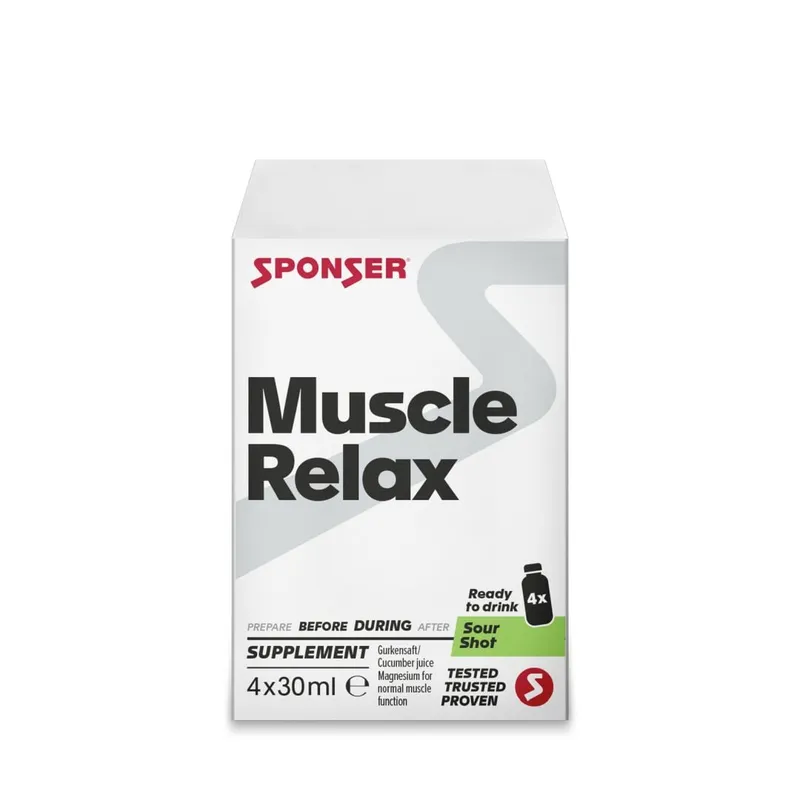 SPONSER Energy Muscle Relax Sour Shot (4 x 30ml) – Produktbild 1 von 1