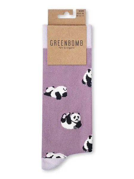 GreenBomb GREENBOMB Socken Panda Roll, Mix, – Produktbild 2 von 2