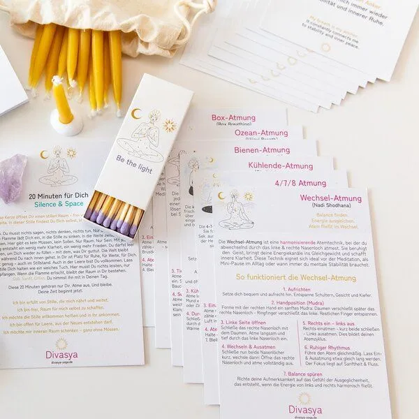 Divasya Divasya Yoga Ritual Set | Geschenk-Set | zum Ankommen & Nachspüren – Produktbild 2 von 4