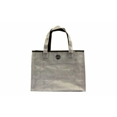 Smateria Smateria Einkaufstasche Shopper M, Silbergrau (grau), – Produktbild 2 von 4