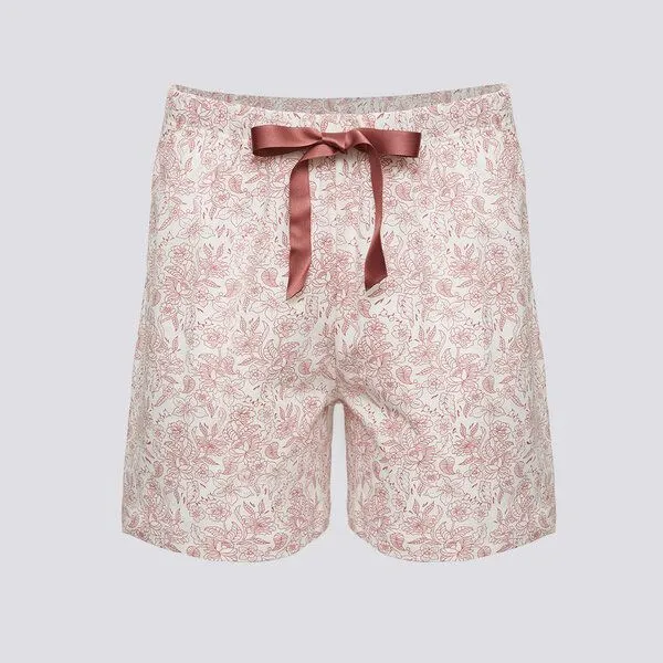 comazo|earth comazo|earth Fairtrade Schlafshorts, Old rose print (rosa), – Produktbild 4 von 4