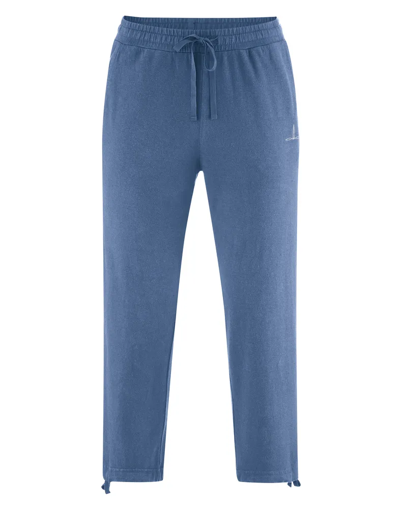 HempAge Hempage Herren vegan Yoga Hose 7/8 Blueberry, Blau, – Produktbild 1 von 2