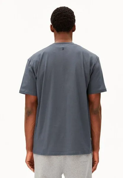 ARMEDANGELS ARMEDANGELS MAARKOS MID WEIGHT Herren T-Shirt aus Bio-Baumwolle, Moonshadow, – Produktbild 2 von 4