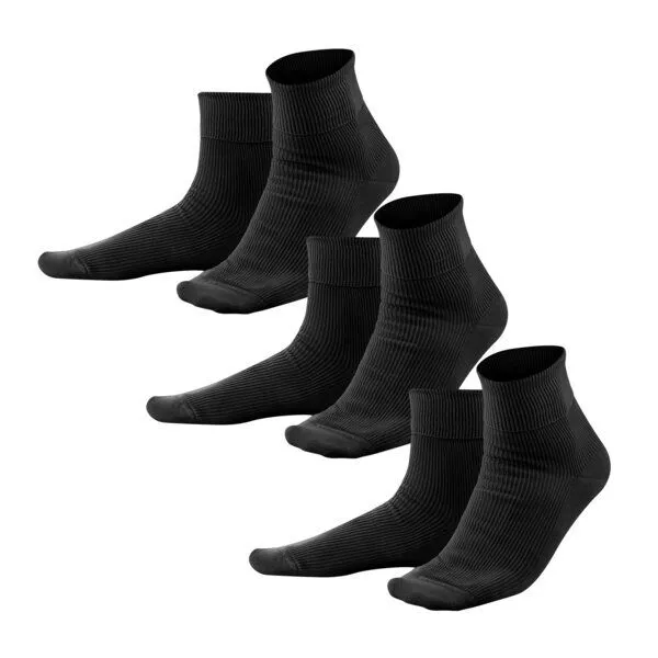 Living Crafts Living Crafts Unisex-Socken aus 100% Bio-Baumwolle, Black(3x), – Produktbild 2 von 3