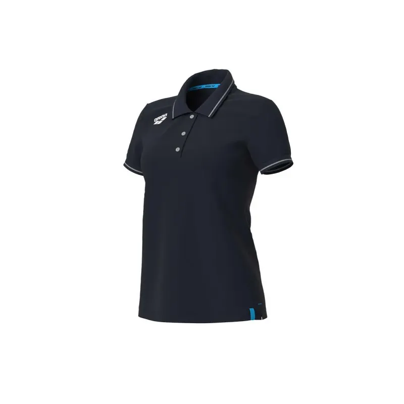 arena Polo-Shirt Baumwolle Damen Arena Team Solid, Bleu, – Produktbild 1 von 2