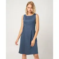 Alma & Lovis Alma & Lovis Schlupfkleid aus Hanf 'Hemp Dress', Blau, – Produktbild 1 von 1