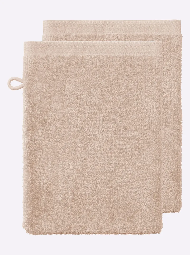 wäschepur Handtuch elfenbein, Elfenbein, – Produktbild 2 von 3