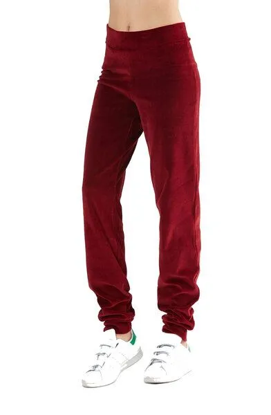 Leela Cotton Leela Cotton Damen Nicky Hose Bio-Baumwolle 1466, Bordeaux, – Produktbild 2 von 3