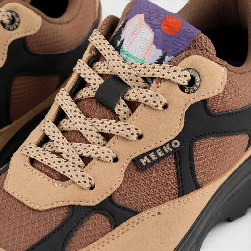 MEEKO MEEKO Herren vegan Sneaker Nanuk Schokoladenbraun, Braun, – Produktbild 2 von 2