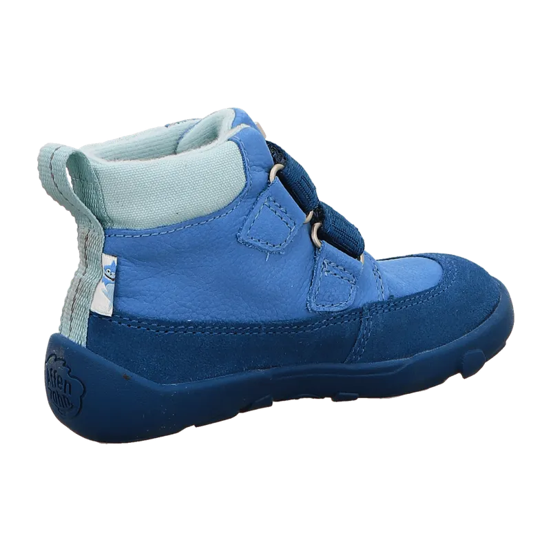 Affenzahn Affenzahn Low Boot Shark 0148830211 Blau - Stiefel mit Futter - Barfußschuhe KINDER, Blau, leder/textil für Kinder, blau, Größe 32 EU, Blau, – Produktbild 5 von 7