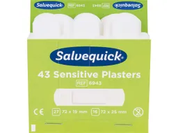 Salvequick Salvequick Pflaster-Strips Vlies "REF 6943" 43 Stk., 7,2 x 1,9/2,5 cm – Produktbild 1 von 1