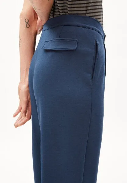 ARMEDANGELS ARMEDANGELS LINAA LOU - Damen Jerseyhose aus Bio-Baumwoll Mix, Deep sea blue, – Produktbild 3 von 4