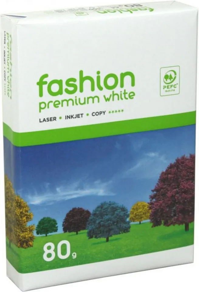 Clairefontaine Clairefontaine Kopierpapier Clairefontaine FASHION Kopierpapier, DIN A4, 80 g/m², Weiß, – Produktbild 2 von 2