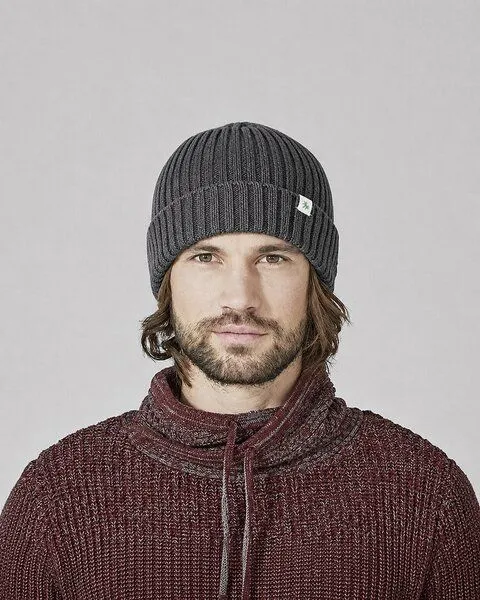 HempAge HempAge Strickmütze Hanf/Bio-Baumwolle, Anthrazit, – Produktbild 1 von 3
