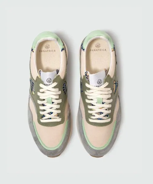 PANAFRICA PANAFRICA Arusha - Unisex Recycling Sneaker, Emeraude (grün), – Produktbild 3 von 3