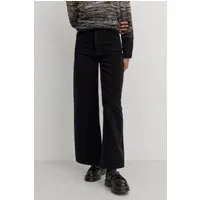 recolution Recolution Damen vegan Hose Corduroy Erica Schwarz – Produktbild 1 von 1