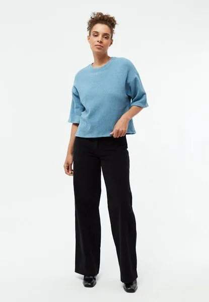 Givn Berlin Givn Berlin Sweater GBSELMA aus recycelter Baumwolle - Frosty Blue, Blue, – Produktbild 2 von 4