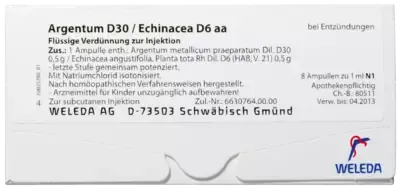 Weleda Argentum D30/echinacea D6 aa Ampullen – Produktbild 2 von 2