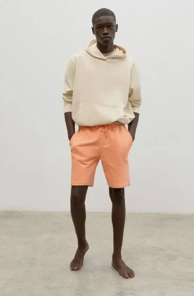 ECOALF ECOALF Entspannte Herren Shorts Volgaalf aus Biobaumwolle, vegan, Orange fluor, – Produktbild 2 von 3